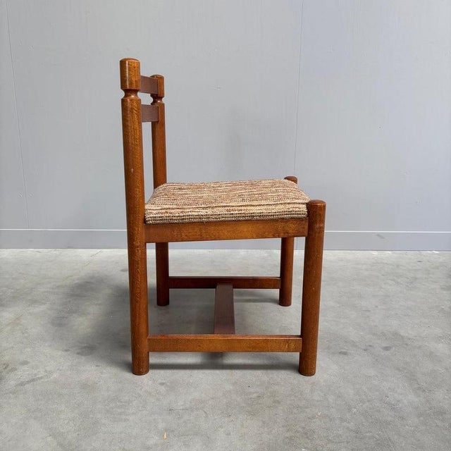Brown Vintage Dining Chairs from Asko, Finland, 1960s, Set of 8 For Sale - Image 8 of 17
