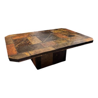 Brutalist South African Stone Coffee Table by Paul Kingma, 1970 For Sale