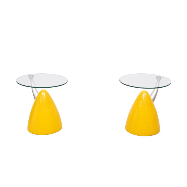 Space Ace Bullet Side Tables, Italy, 1980s, Set of 2 For Sale - Image 9 of 9