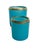 Italian Murano blue opaline cups, a beautifully decorative pair showcasing the luminous color and elegant craftsmanship...
