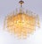Large Amber Murano Glass 13 Light Chandelier Pendant Lamp, 1970s For Sale - Image 9 of 13