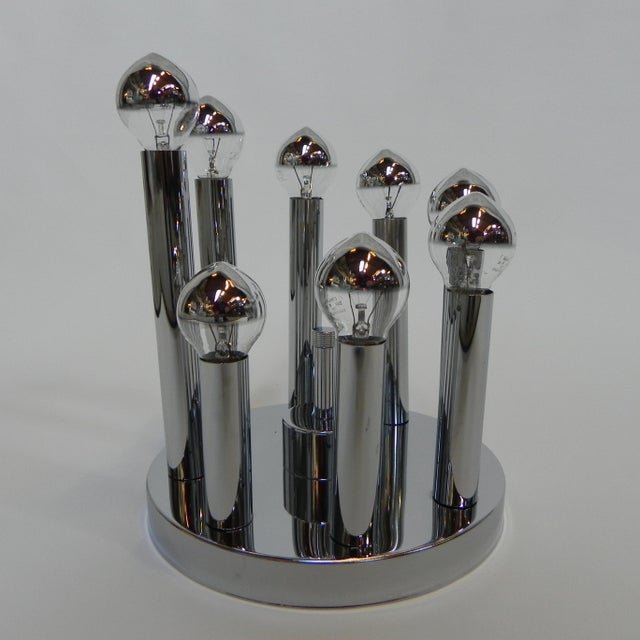 Eight-Light Ceiling Lamp from Sciolari, 1970s For Sale - Image 18 of 18