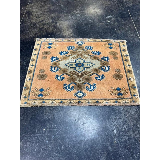 Turkish Yastik Rug 2'1" x 1'7" For Sale - Image 4 of 5