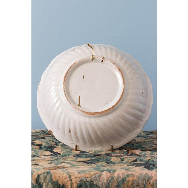 Ceramic Polychrome Rosette Salad Bowl For Sale - Image 7 of 9