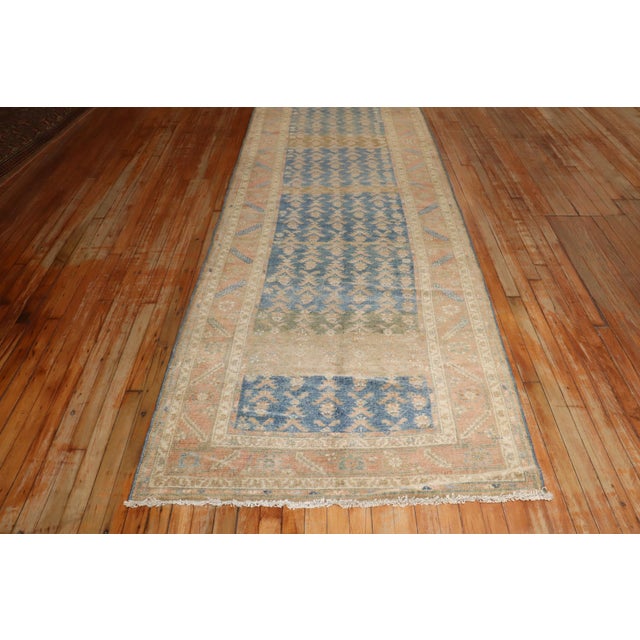 Textile Vintage Zabihi Collection Persian Wide Long Runner - 3'8" x 16' For Sale - Image 7 of 12
