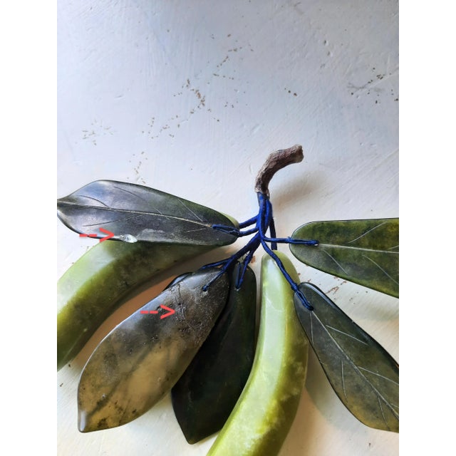Mid 20th Century Vintage Polished Stone Fruit Bananas For Sale - Image 5 of 7