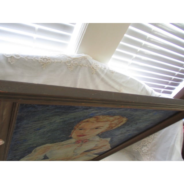 Vintage Mid Century Signed L L Scoggins Portrait of Grace Kelly For Sale - Image 9 of 11