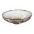 Vintage Mid Century Modern Silverplated Round Wire Bread Basket by Pm Italy 1960's For Sale
