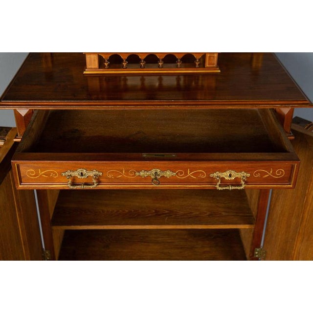 Wilhelminian Style Side Cabinet or Buffet Shelf, 1890s-1910s For Sale - Image 15 of 18