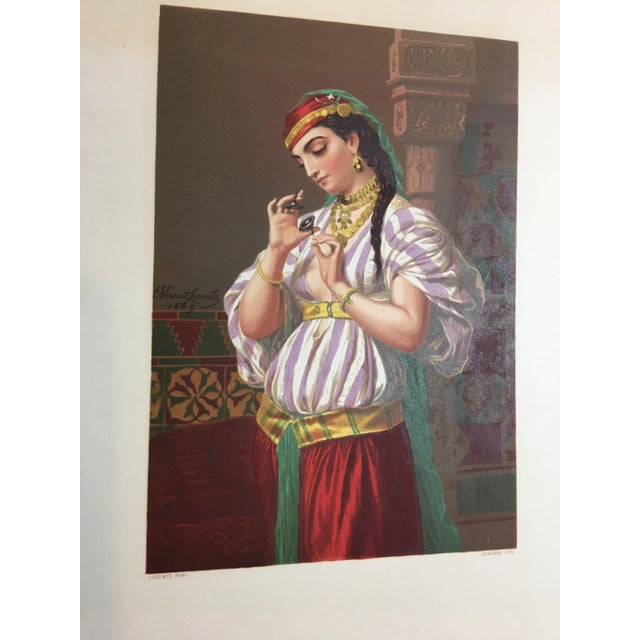 Emile Vernet Lecomte Daughter of Herodias Lithograph For Sale - Image 4 of 12