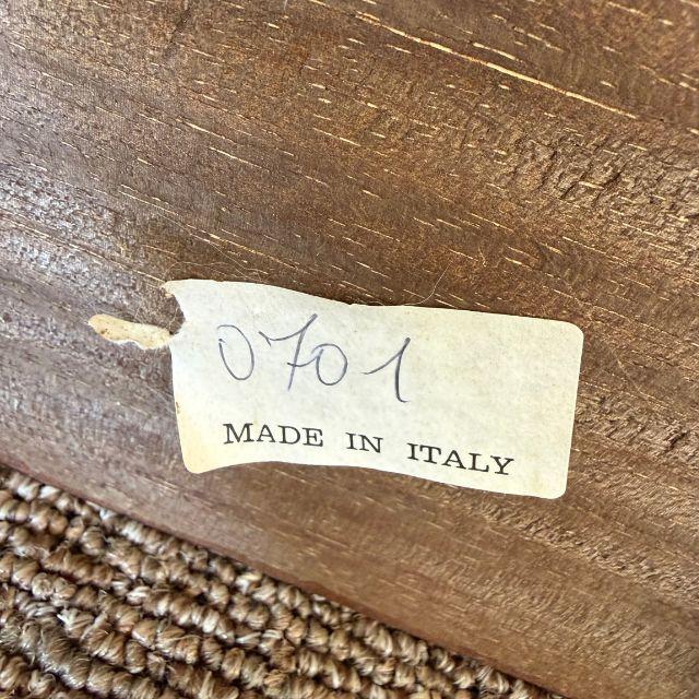 Chestnut Mid-Century Italian Wooden Fluted Column Pedestal With Octagonal Base For Sale - Image 8 of 13