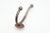 Traditional Vintage Steel Double Arm Wall Hook For Sale - Image 3 of 4