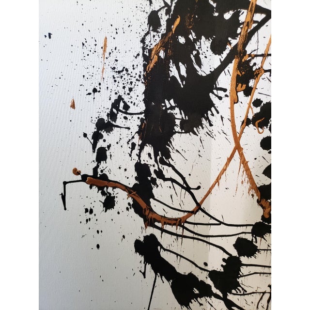 Abstract Virginia Dutton Abstract Ink and Acrylic Painting, “Torso” 2015 For Sale - Image 3 of 10