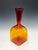 Mid-Century Modern Vintage Mid-Century Modern Amberina Red & Orange Glass Vase For Sale - Image 3 of 8