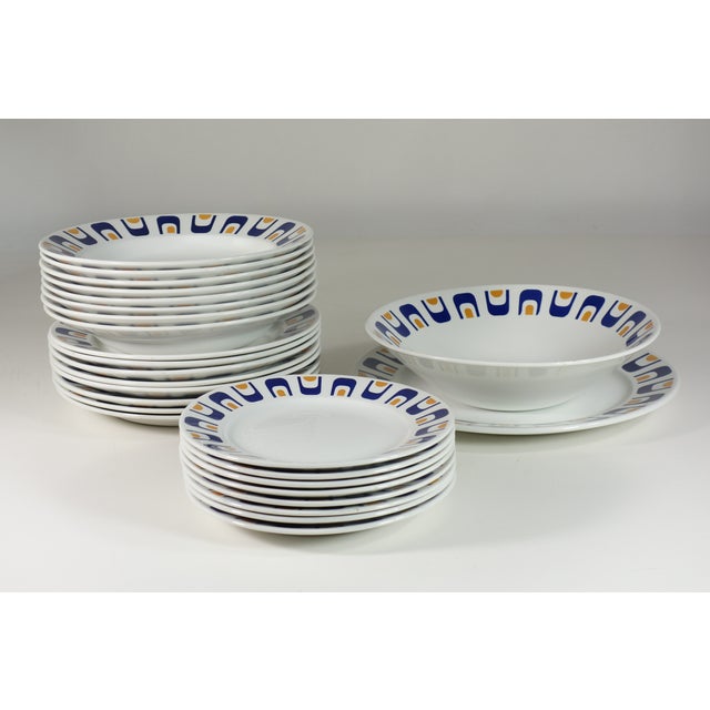 Italian Ceramic Plates by Antonia Campi for Laveno, 1960s, Set of 26 For Sale - Image 9 of 9