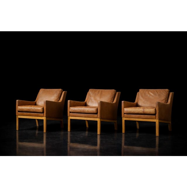 Brown Vintage Danish Model 39 Easy Chair by Kai Lyngfeldt Larsen for Søren Willadsen, 1960s For Sale - Image 8 of 18