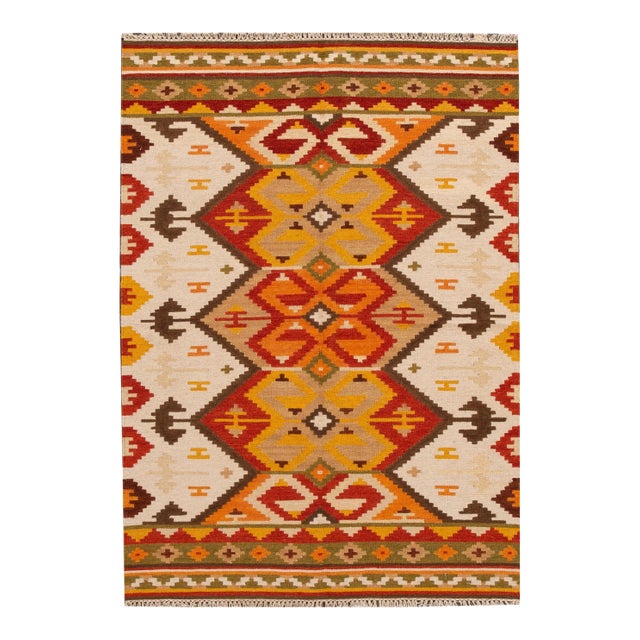 21st Century Modern Kilim Rug 4 '9'' X 6' 7''. For Sale