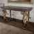Console Table with Gilded Carved Cherubs and Green Alpine Marble Top For Sale - Image 3 of 9