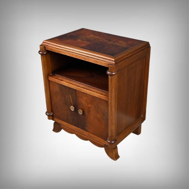 Small Art Deco Mahogany Living Room Cabinet, 1930, in Restored conditions. Designed 1920 to 1949
