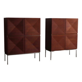 Pointe De Diamant Highboards by Philippon and Lecoq for Behr, 1960s For Sale