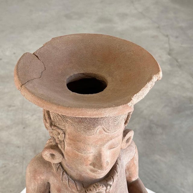 16th Century Antique Majapahit Terracotta Handmaiden Figure, 1500 For Sale - Image 5 of 18