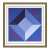 Late 20th Century Pictor Geometric Abstract Blue Screenprint Victor Vasarely For Sale