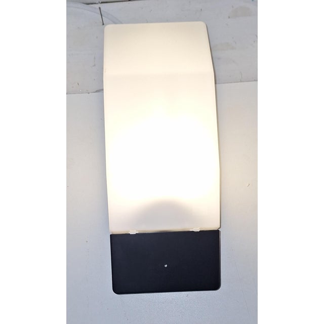 Vintage Wall Lamp with White Plastic Shade, 1990s For Sale - Image 10 of 10