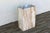 1970s Italian Postmodern Beige Travertine Stone Pedestal Console Table For Sale - Image 14 of 18