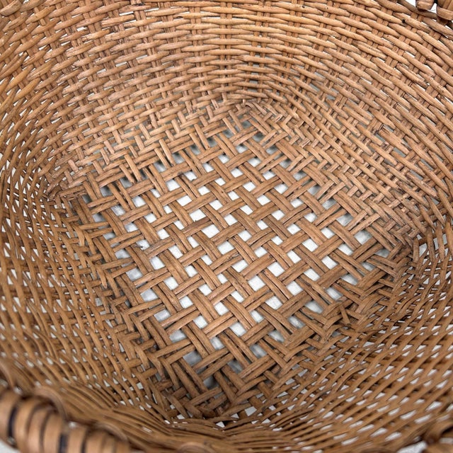Hand-Woven Wicker Baskets, Japan, 1920s, Set of 2 For Sale - Image 18 of 18