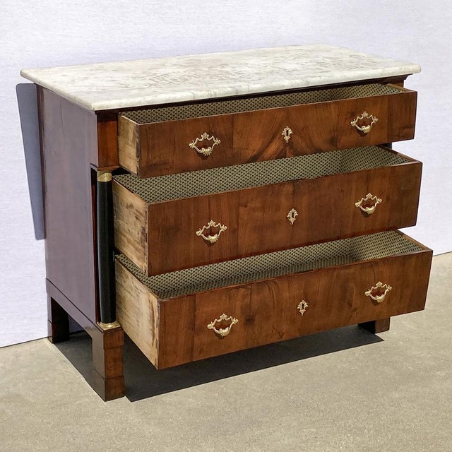 Wooden Chest of 3 Drawers For Sale - Image 11 of 17