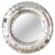Tori Circular Wall Mirror in Aluminum by Martens & Visser For Sale - Image 6 of 6