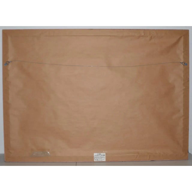 Printmaking Materials Michael Young "Pink Parrot Club" Original Signed Serigraph C.1990 For Sale - Image 7 of 8