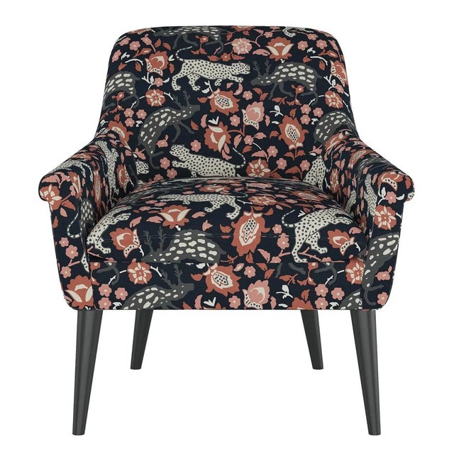 This sleek and fully upholstered accent chair can be combined with complementary ottoman to be the perfect fit for any...
