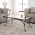 Metal Elegant Black Steel Coffee Table For Sale - Image 7 of 9