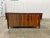 Mid-Century Modern 1970s Striking Mid Century Belgium Rosewood Credenza With Asian Motif For Sale - Image 3 of 13
