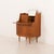 Compact, versatile danish teak secretaire cabinet with a fold-down writing surface, and a hideen vanity, made by storgaard...
