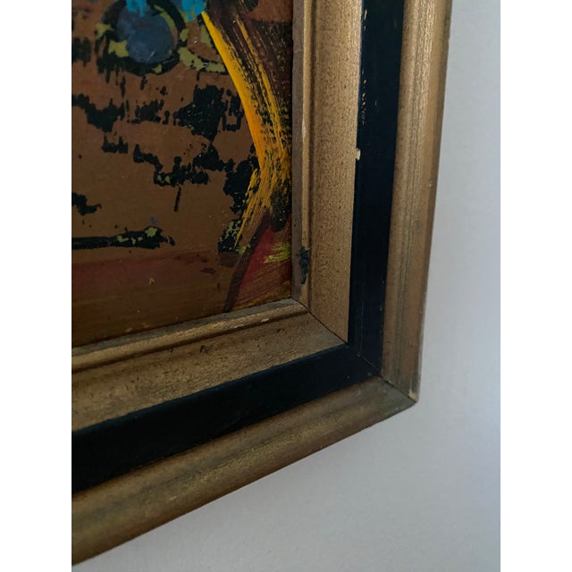 Mid-Century Still Life on Panel Framed For Sale In Portland, OR - Image 6 of 9