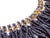 20th Century Art Deco Gold-Plated Collar in Azabache and Crystals, 1930s For Sale - Image 15 of 17