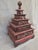 Vintage Sumatra, Indonesia Lacquer Pyramid Shaped Jewelry Box With Five Drawers For Sale - Image 4 of 13