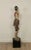 Figurative 19th Century Southeast Asian Tall Painted & Carved Wood Figure of a Man For Sale - Image 3 of 9
