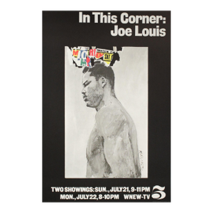 1994 Original Boxing Poster, in This Corner, Joe Louis (The 100 Best Posters Collection)