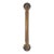 Vintage European 14.25 In. Brass Pipe Door Pull For Sale