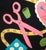 1950s Novelty Sewing Theme Felt Tote Handbag, 1950's For Sale - Image 5 of 14