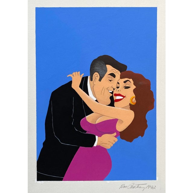 1992 painting by Virginia artist Ron Courtney. Acrylic on paper, signed and dated lower right. Sheet size: 14.5 x 11 .75...