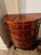 Vintage Demilune Sunburst Inlay Console Dresser With 12 Drawers and Carved Claw Feet For Sale - Image 4 of 6