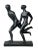 Vintage Brutalist Statue of Running Man & Woman Couple Holding Hands - by Austin Productions 1968 For Sale - Image 12 of 12