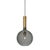 Brass and Smoked Glass Rosdala Ceiling Lamp by Sabina Grubbeson for Konsthantverk For Sale - Image 3 of 5