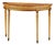 Petite English Neoclassical Giltwood Demi-Lune Console For Sale