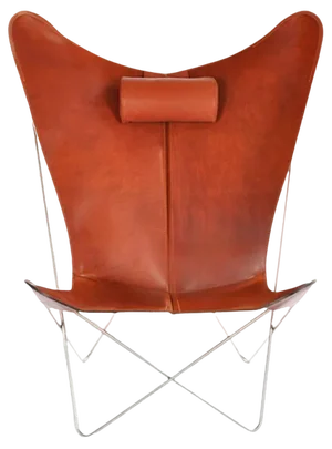 Hazelnut and Steel KS Chair by OxDenmarq