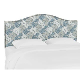 Ashland Headboard in Blue Loiret, Queen For Sale